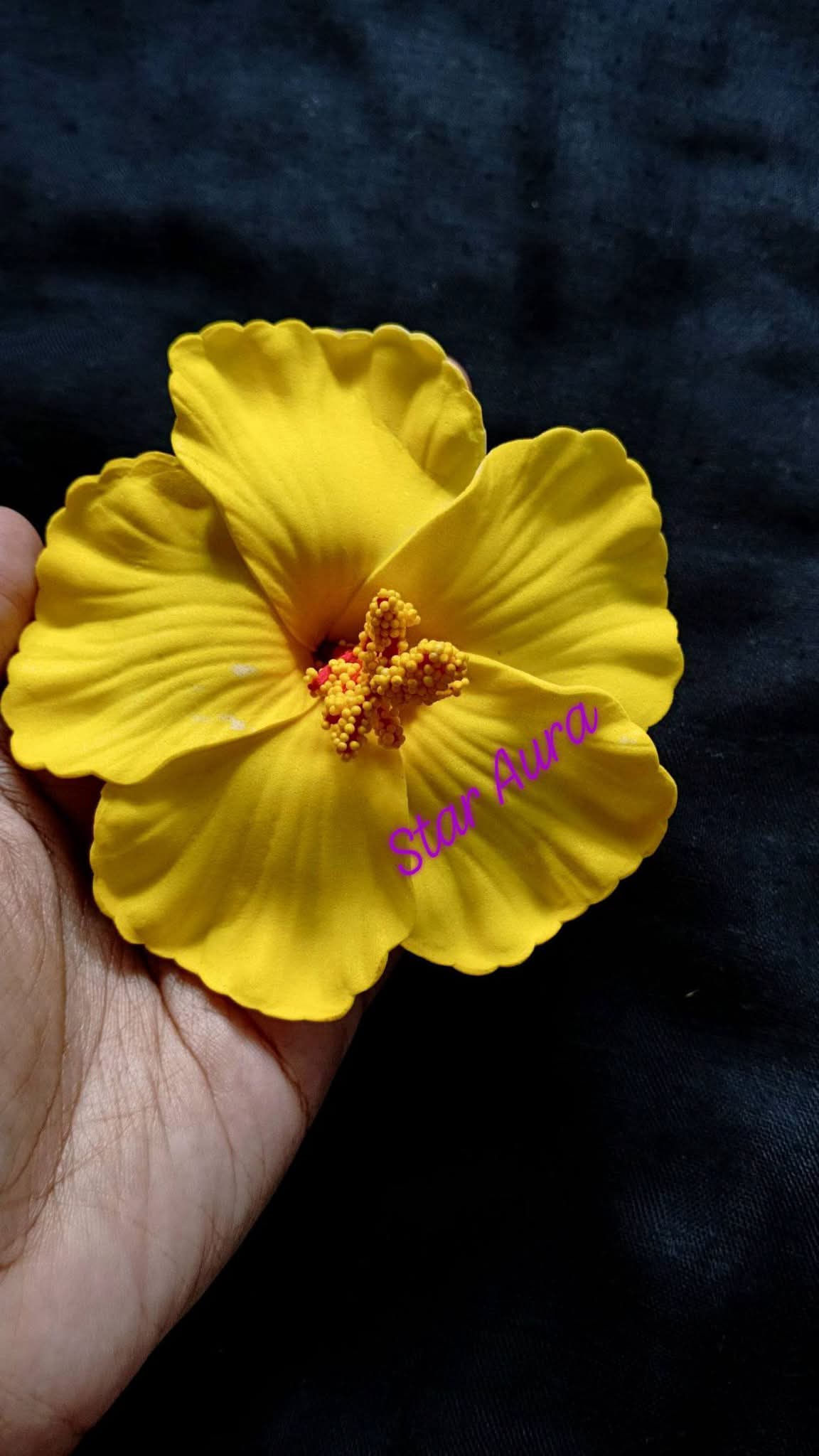 Hibiscus Flower Hair Clip - Image 5