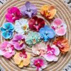 Orchid Flower Hair Clip