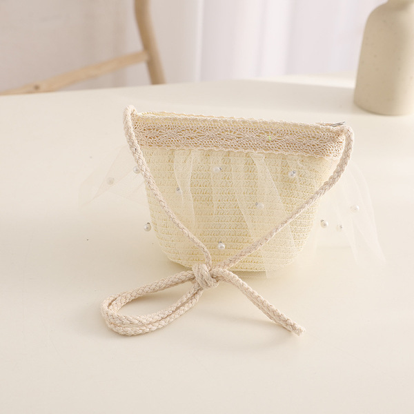 Pearl Mesh Crossbody Bag - Image 3