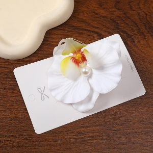 Orchid Flower Hair Clip - Image 5